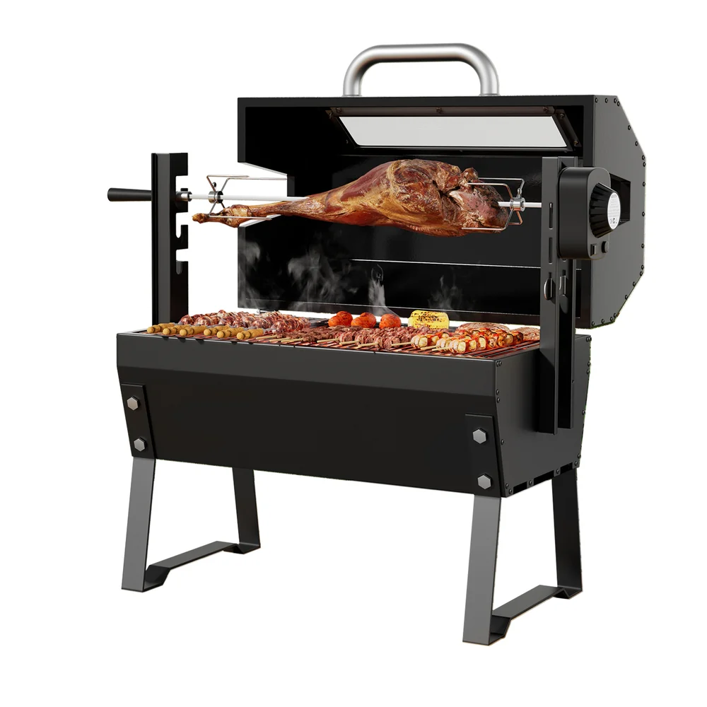 BBQ Grill Charcoal Electric Smoker Roaster - Nurns