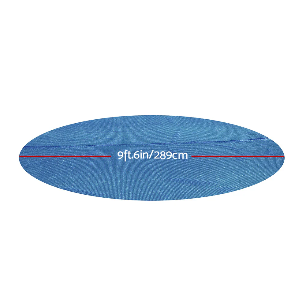 Factory Buys Pool Cover Fits 3.05m/10ft Round Swimming Pool PVC Blanket 2.89m - Nurns