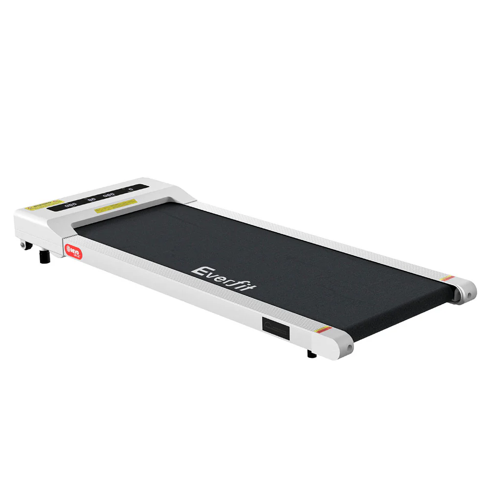 Everfit Treadmill Electric Walking Pad Under Desk Home Gym Fitness 360mm White - Nurns