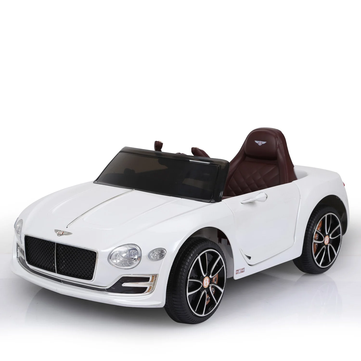 Bentley Exp 12 Speed 6E Licensed Kids Ride On Electric Car Remote Control - White - Nurns
