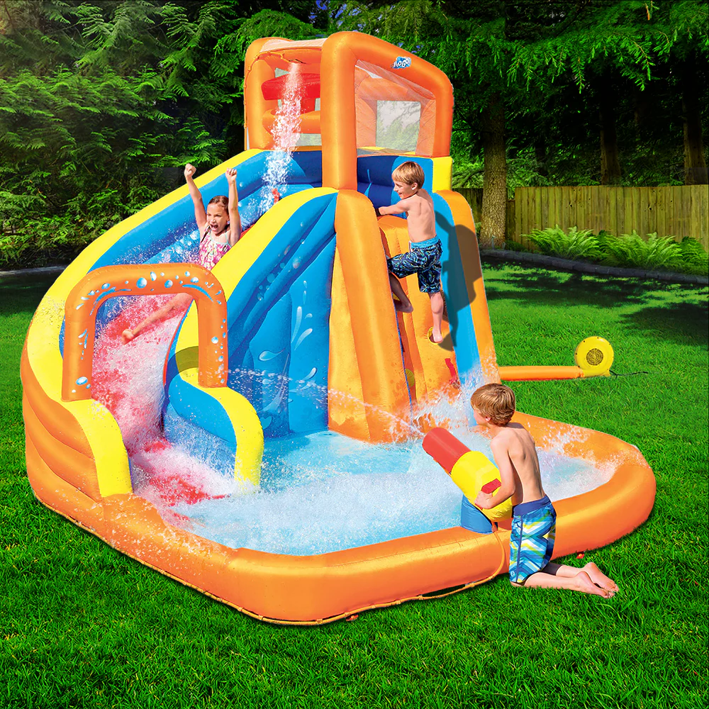 Bestway Water Slide Park 365x320x270cm Kids Play Swimming Pool Inflatable - Nurns
