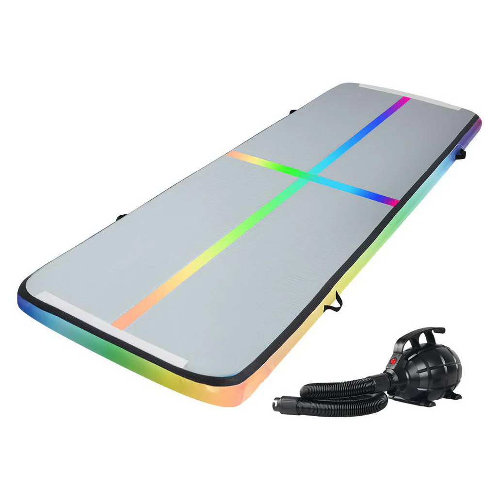 Everfit 3M Air Track Gymnastics Tumbling Exercise Mat Inflatable Mats + Pump - Nurns