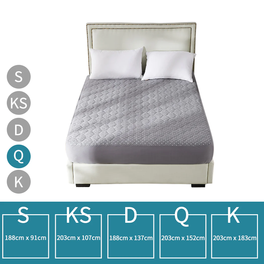 Queen DreamZ Mattress Protector Topper Bamboo - Nurns