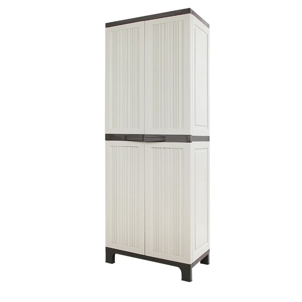 Outdoor Storage Cabinet Lockable Cupboard Garage 173cm - Nurns