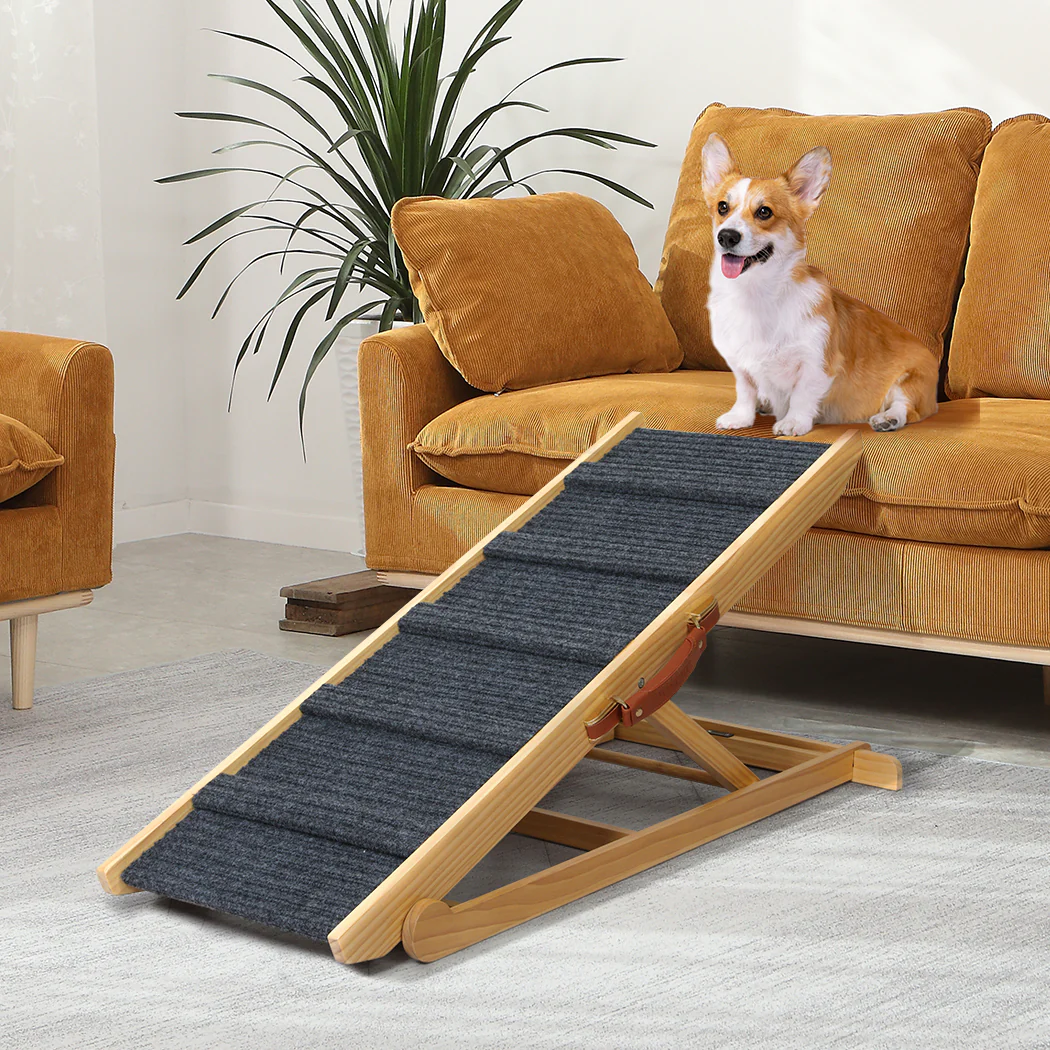 PaWz 5 Wood Adjustable Height Pet Ramp - Nurns