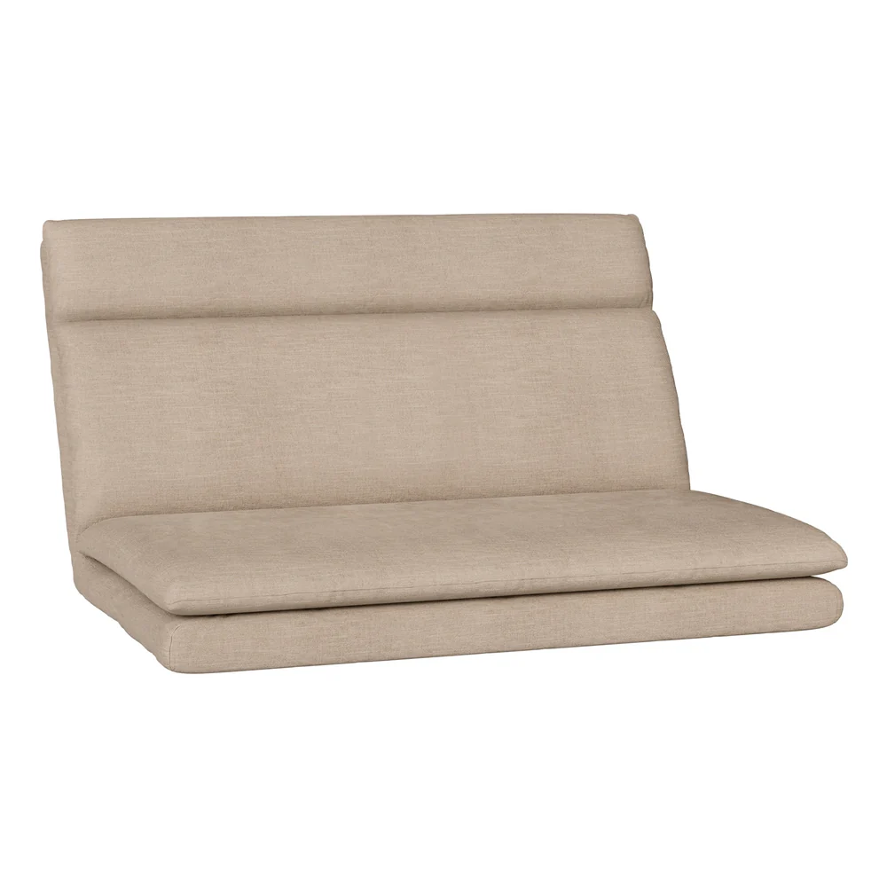 Mylene 2-Seater Floor Chair Sofa Linen - Beige - Nurns