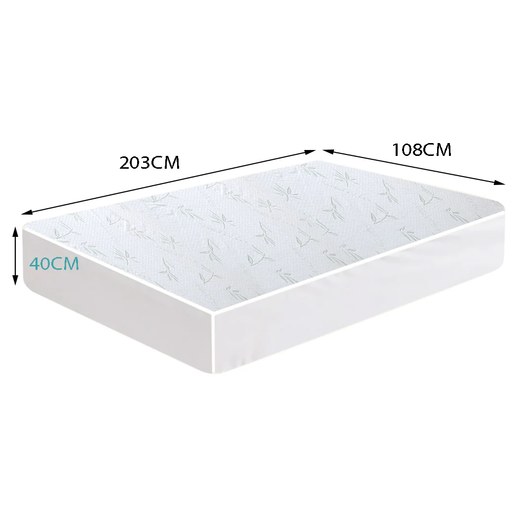 King Single DreamZ Fully Fitted Waterproof Breathable Mattress Protector - Nurns