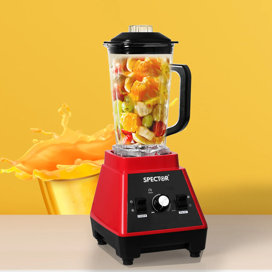 Spector 2L Commercial Blender Mixer Red - Nurns