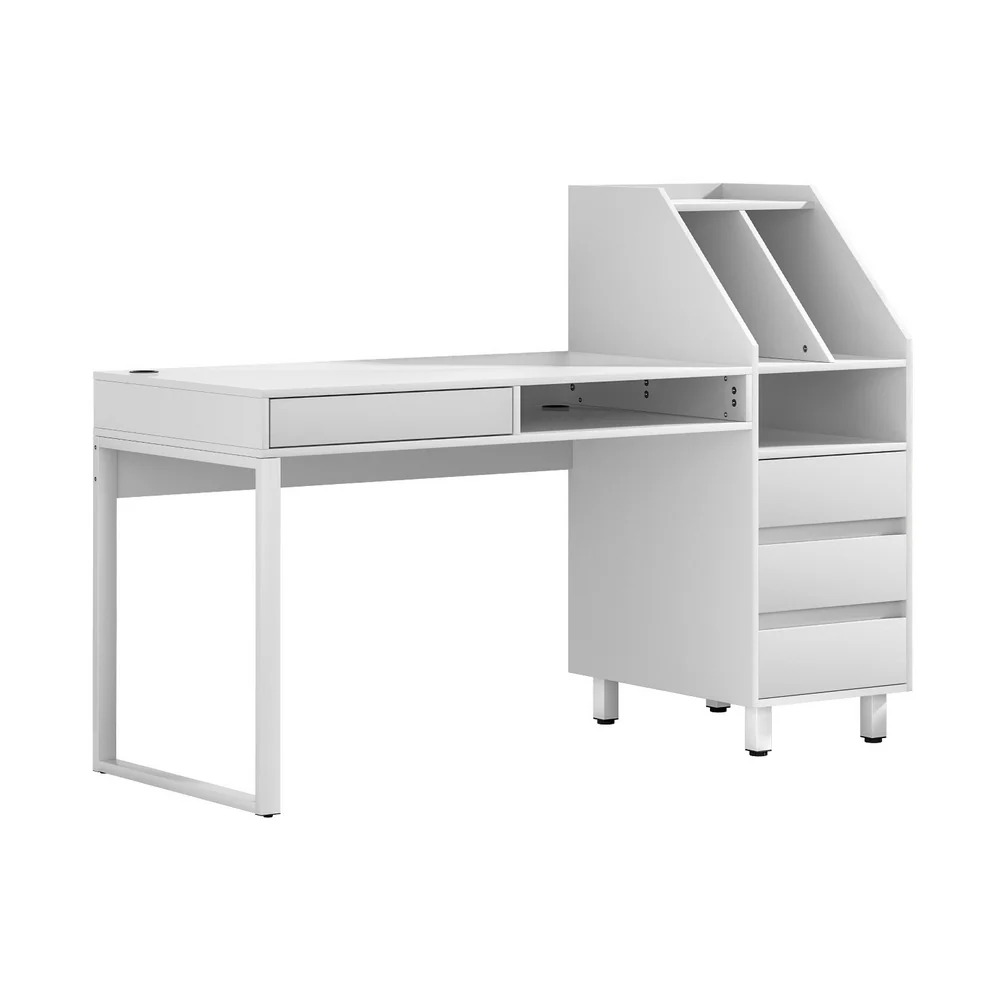 Artiss Computer Desk Office Study Desks Table Drawer Bookshelf - Nurns