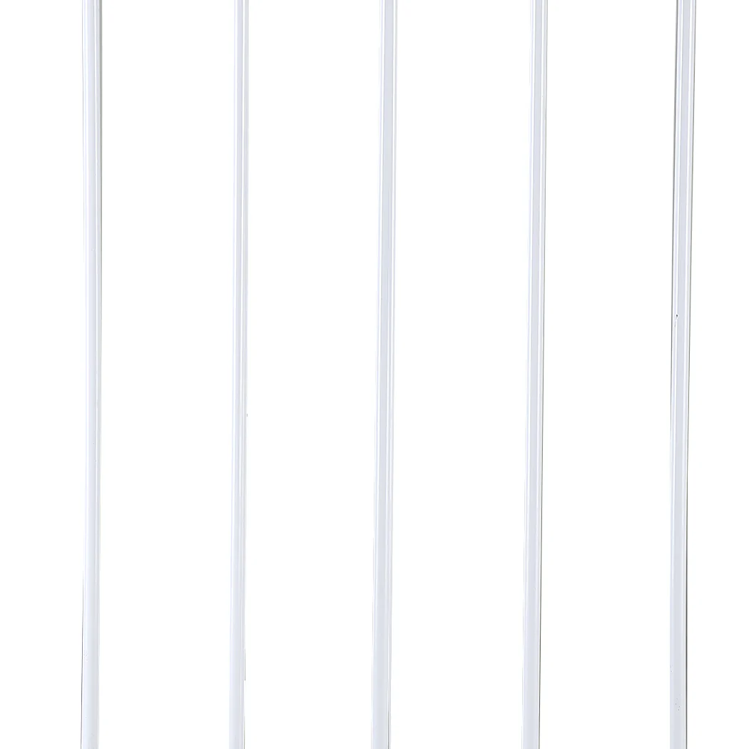 Baby Kids Safety Security Gate Stair Barrier Doors Extension Panels 45cm - White - Nurns