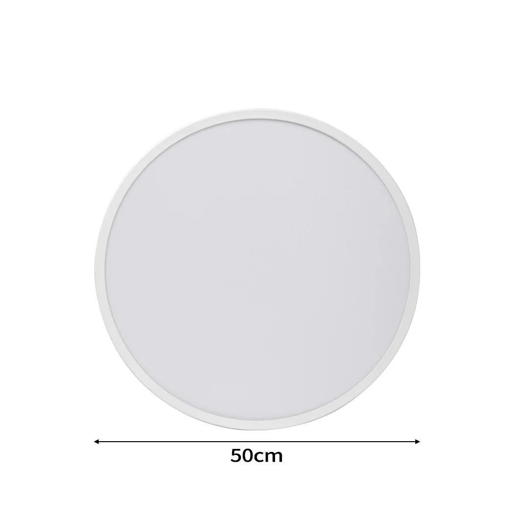 Ultra-Thin 5cm Led Ceiling Down Light Surface Mount Living Room White 36W - Nurns