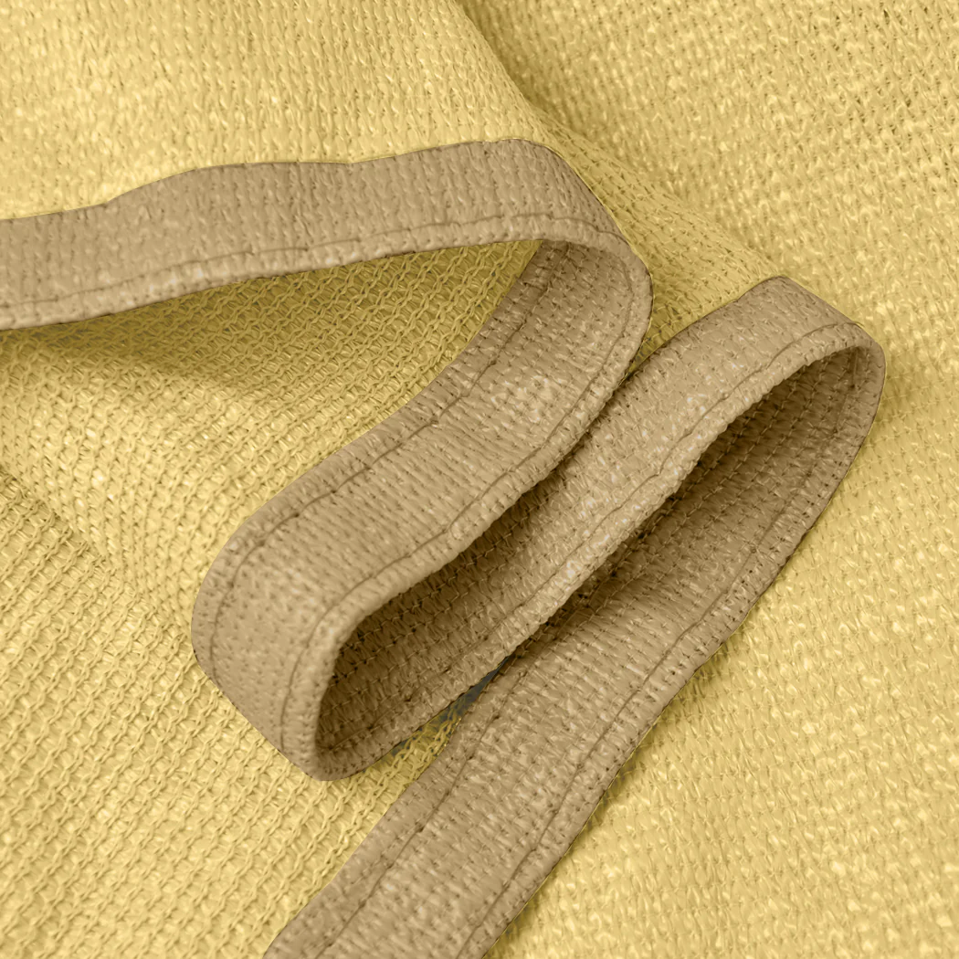 Mountview Sun Shade Sail Cloth Canopy Sand 180 - Nurns