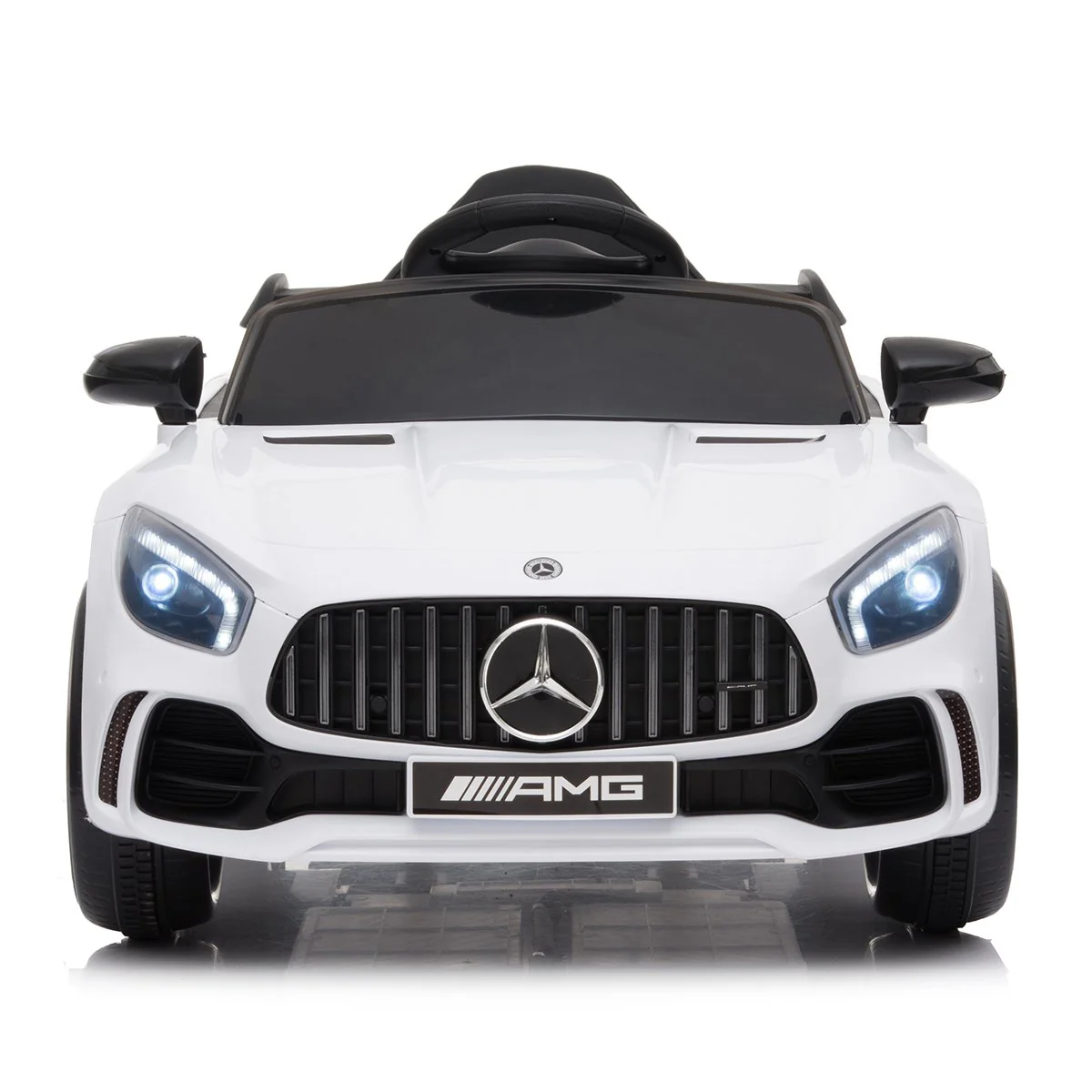 Mercedes Benz Licensed Kids Electric Ride On Car Remote Control - White - Nurns