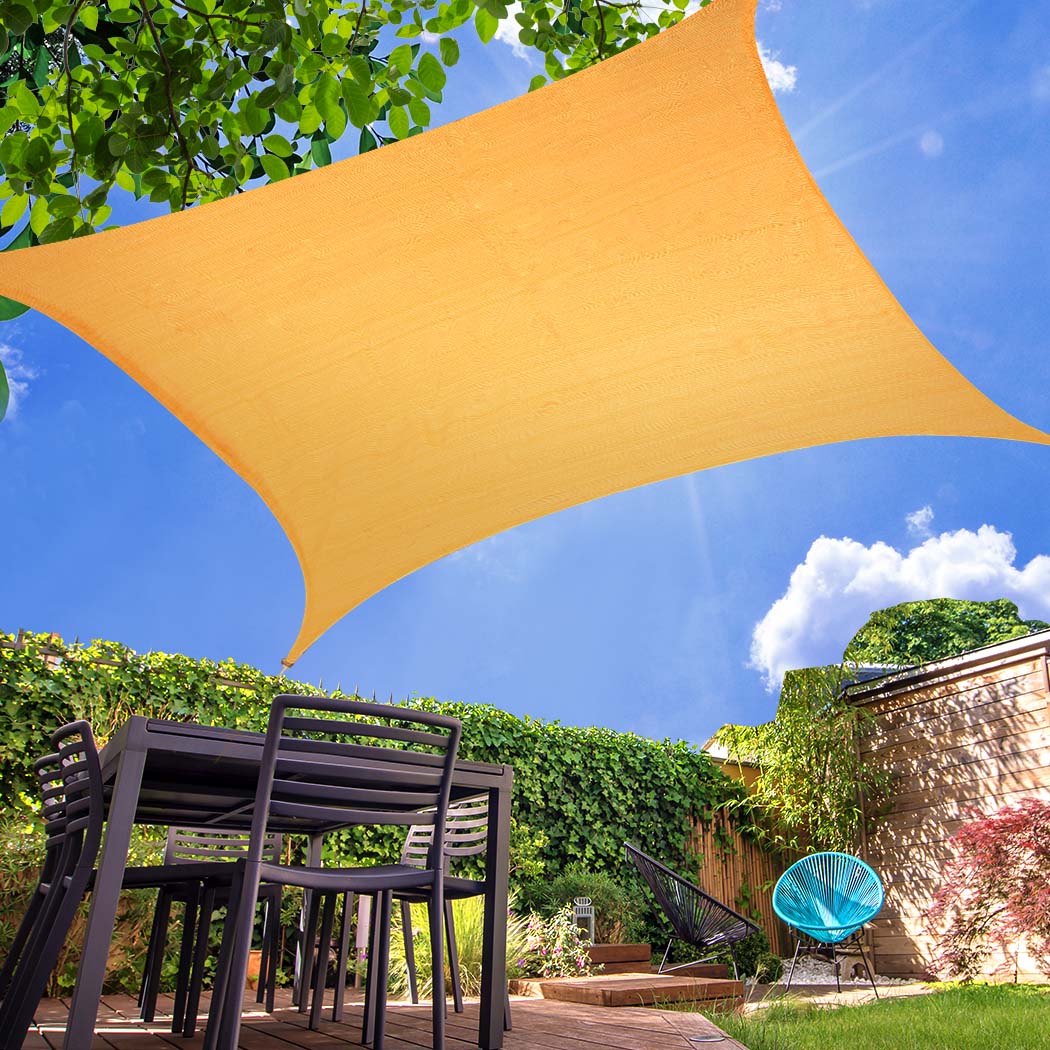 Mountview Sun Shade Sail Cloth Rectangle Large - Nurns