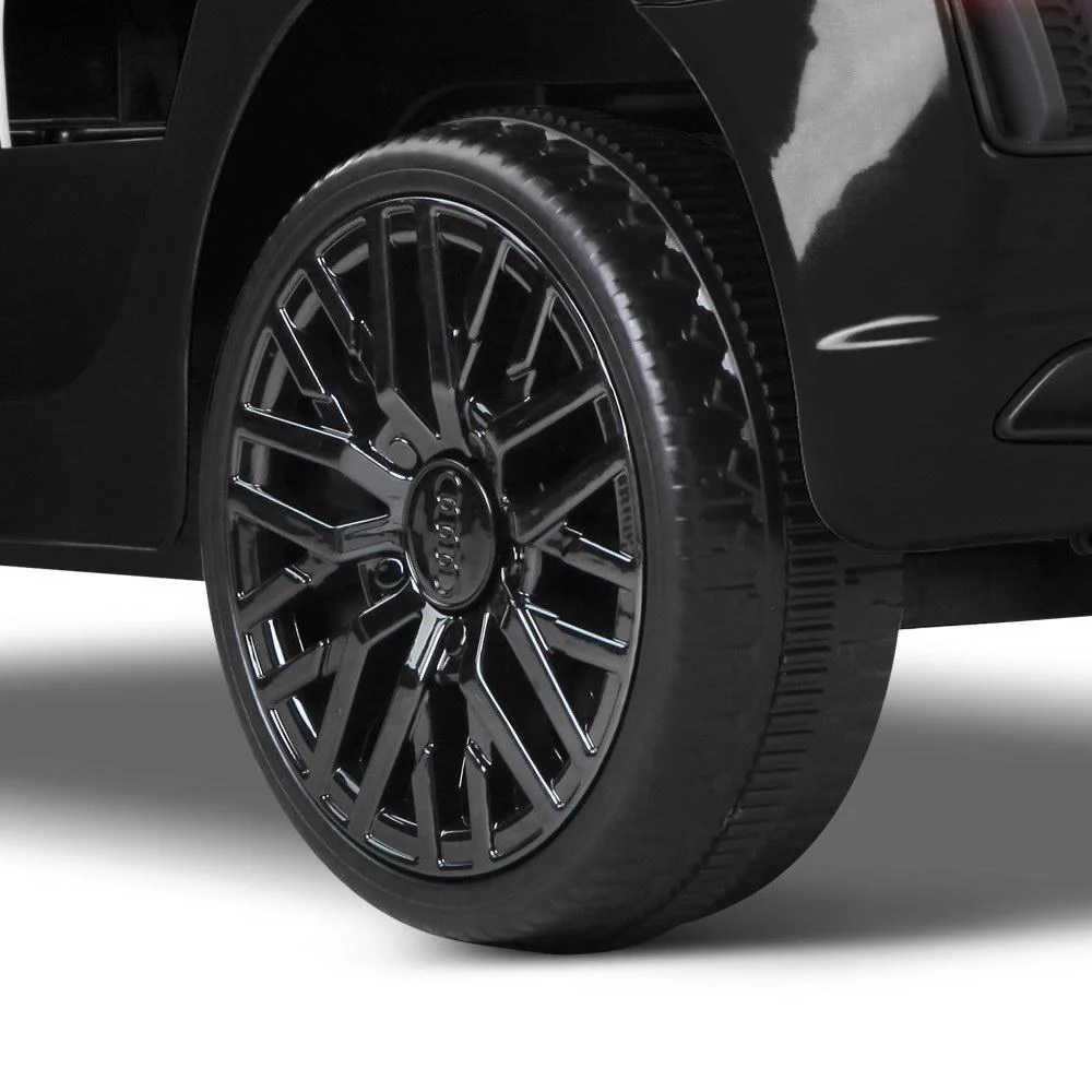 Kids Ride on Car Audi R8 Licensed Sports Electric Toy Cars - Black - Nurns
