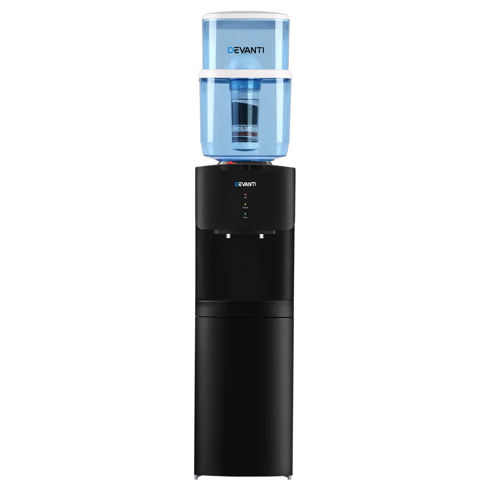 Devanti Water Cooler Dispenser Stand 22L Bottle Black - Nurns