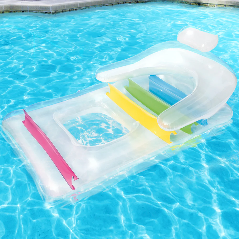 Factory Buys Pool Float Inflatable Lounge Seat Pillow Bed - Nurns
