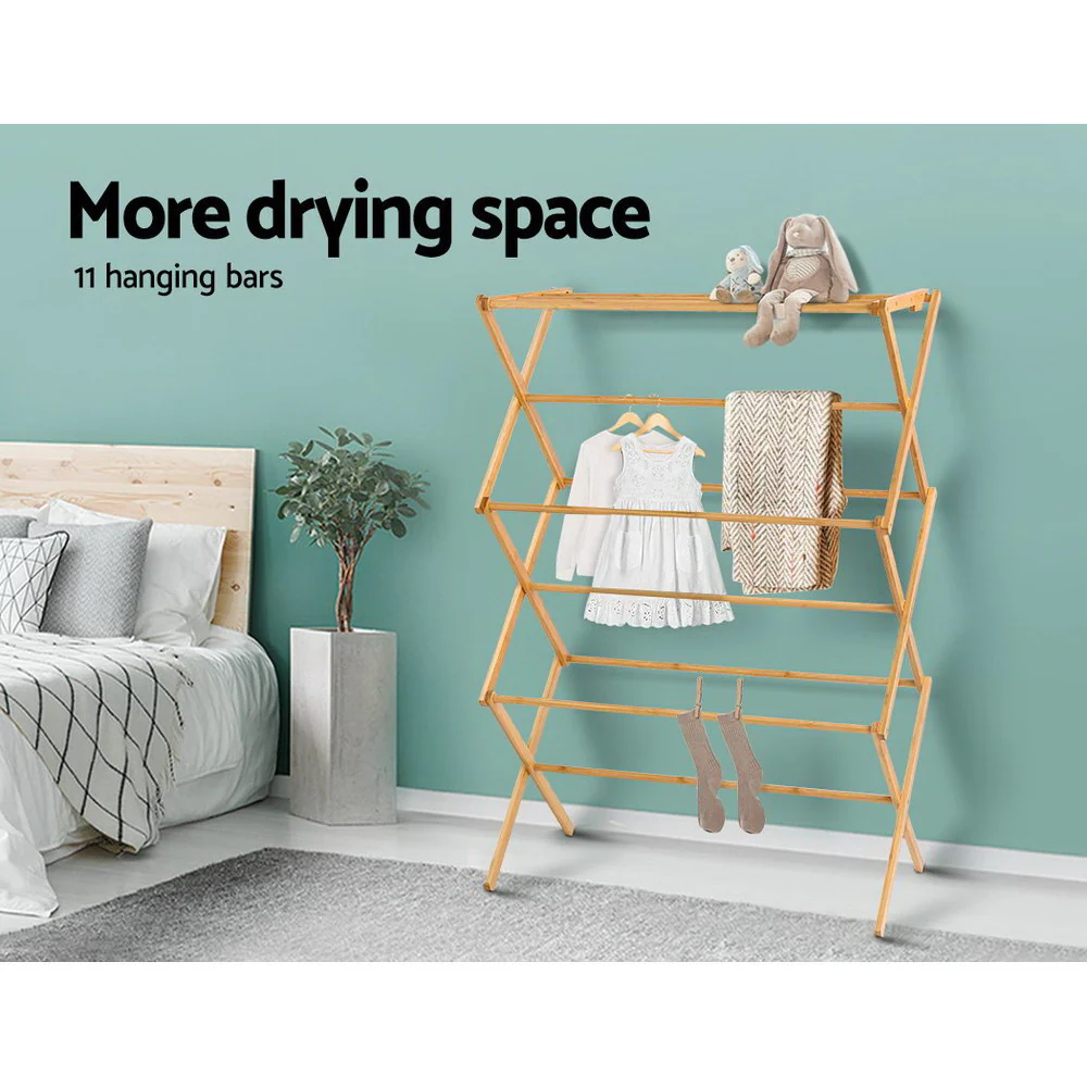 Clothes Airer Coat Rack Foldable Hanger Dryer - Nurns