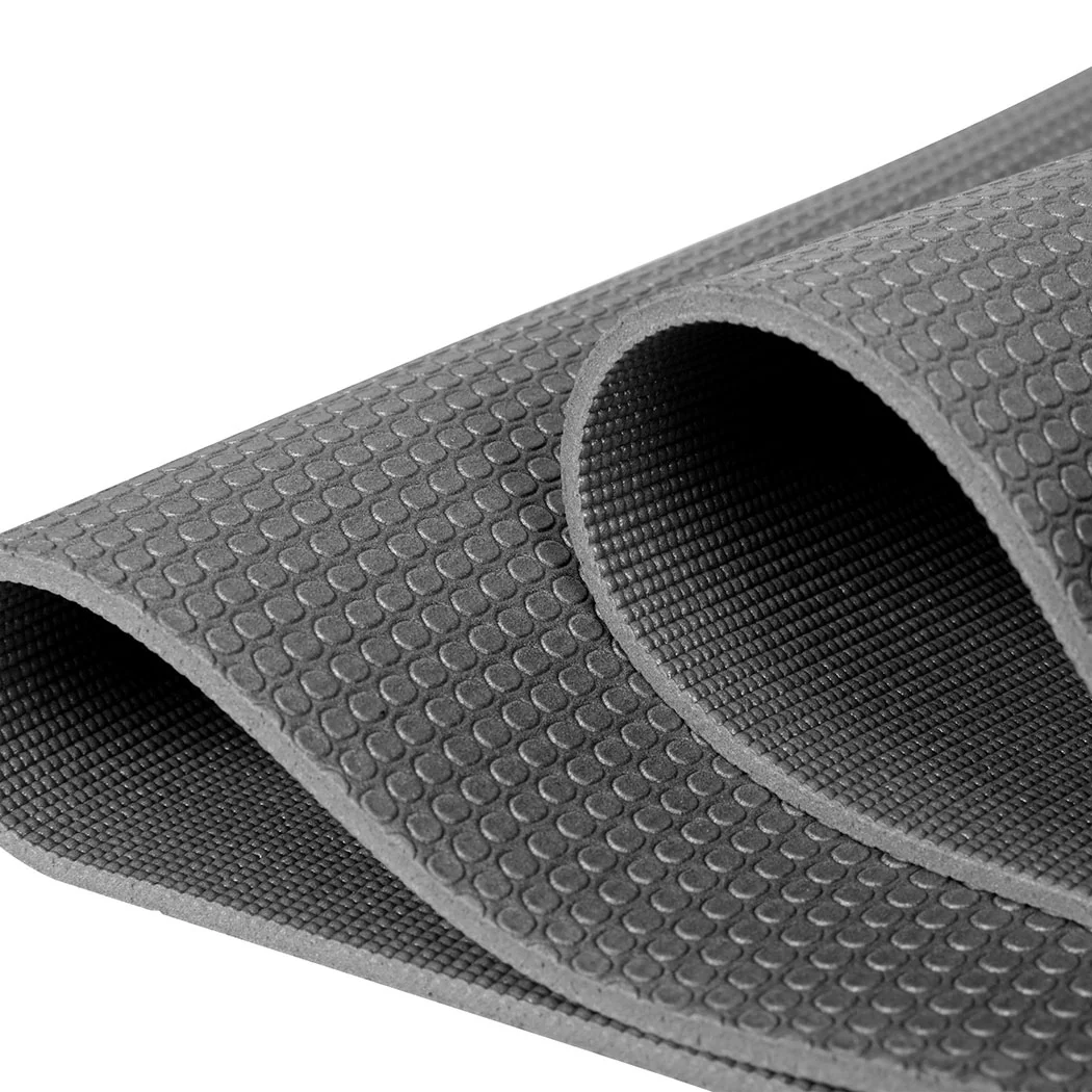 Centra Yoga Mat Non-Slip 5mm Exercise Grey - Nurns