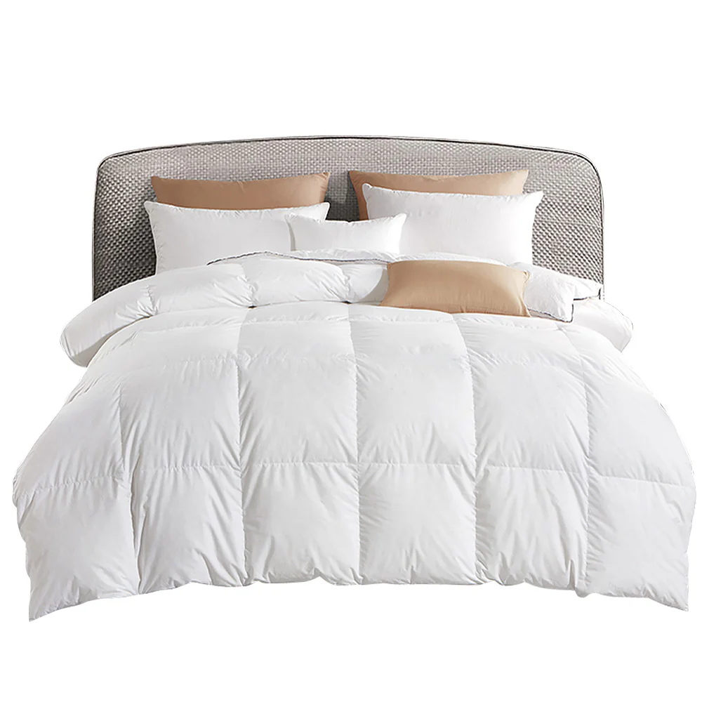 Super King Giselle Bedding 700GSM Goose Down Feather Quilt - Nurns
