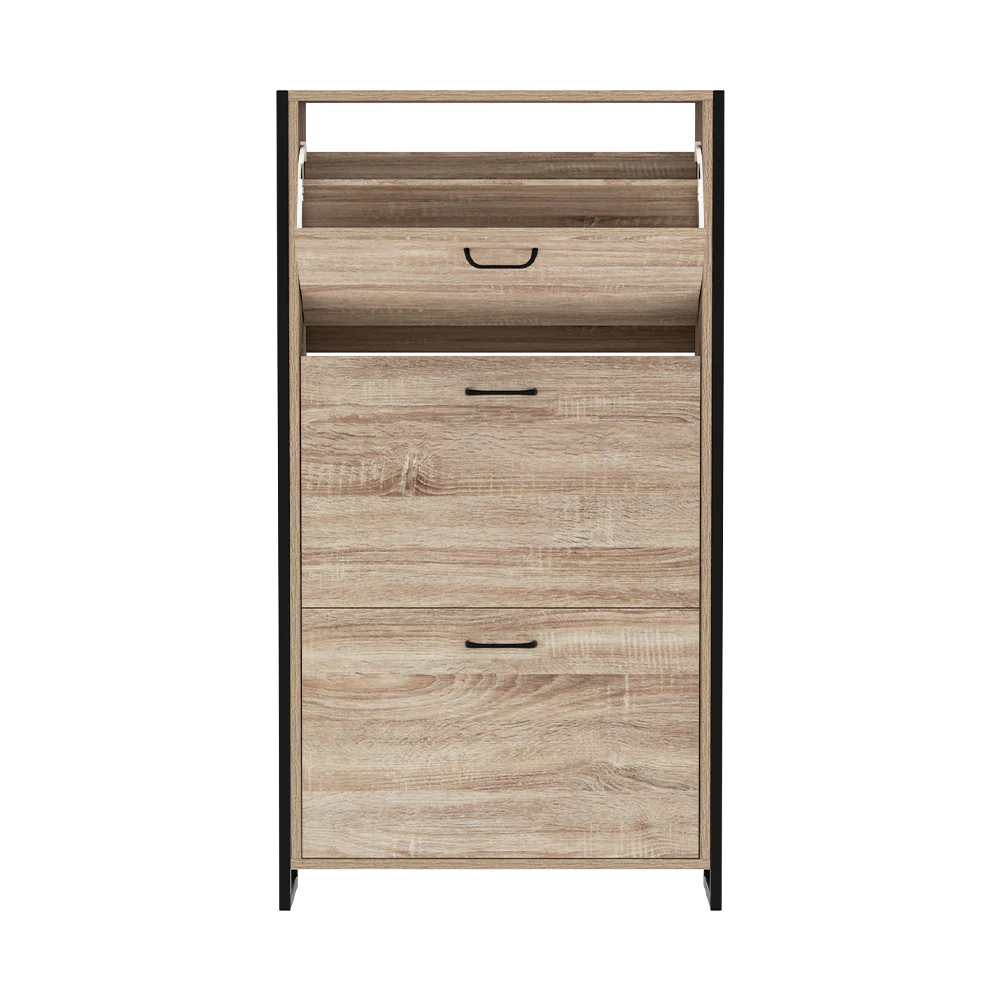 Artiss Shoe Rack Cabinet Adjustable Shelves 24 Pairs Tim - Nurns