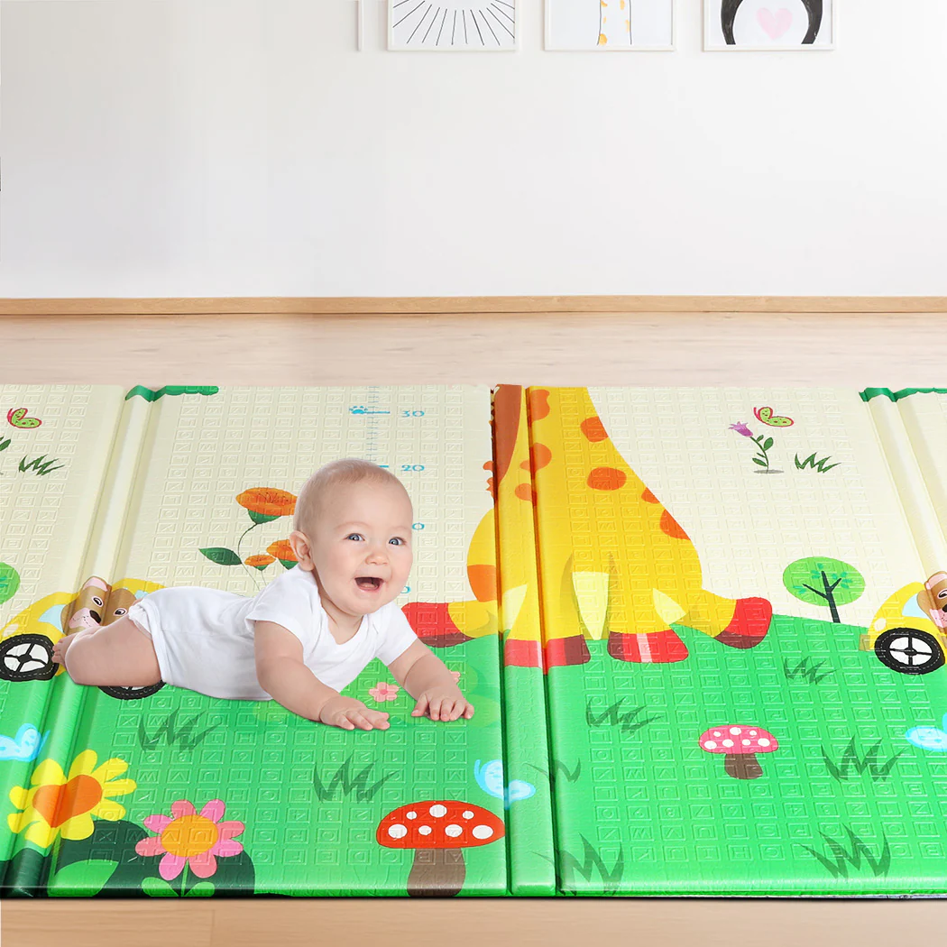 Kids Play Mat Baby Crawling Pad Ocean Floor Foldable XPE Foam Non-slip Carpet - Nurns