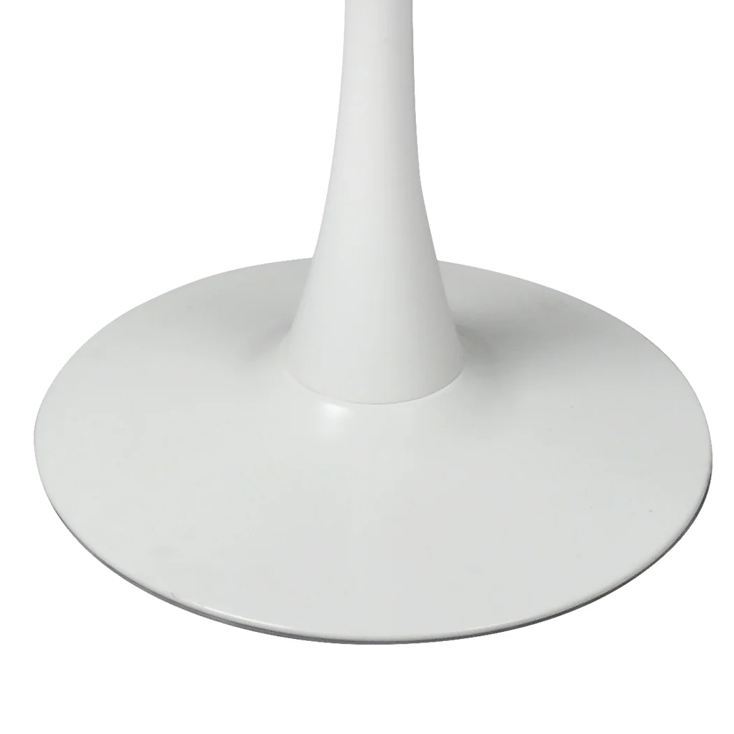 Dining Table Kitchen Swivel Marble Tulip Outdoor Round Metal White - Nurns