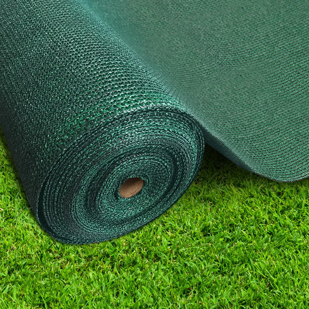 Instahut 90% Shade Cloth 3.66x20m Shade cloth Sail Heavy Duty Green - Nurns