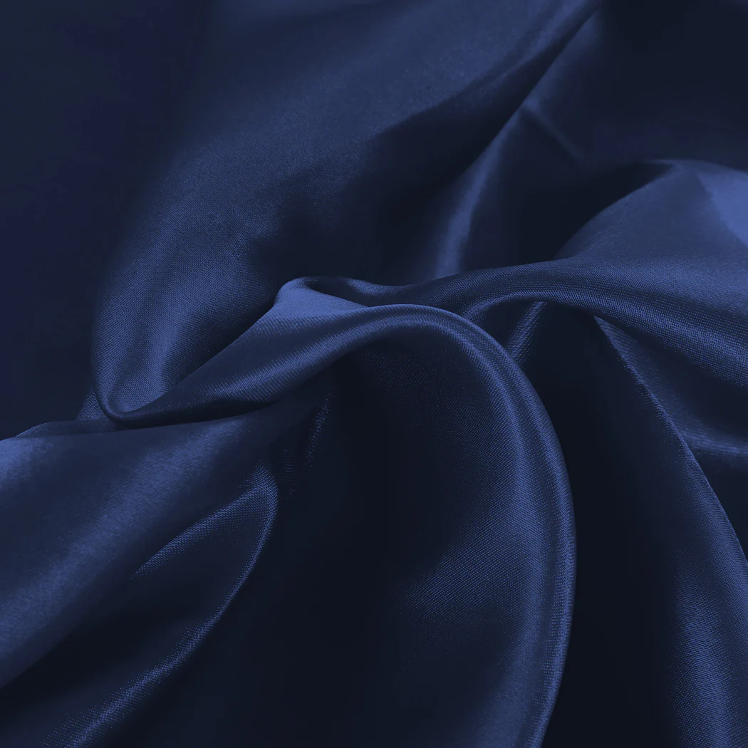 Queen Dreamz Silky Satin Sheets Fitted Flat Blue - Nurns