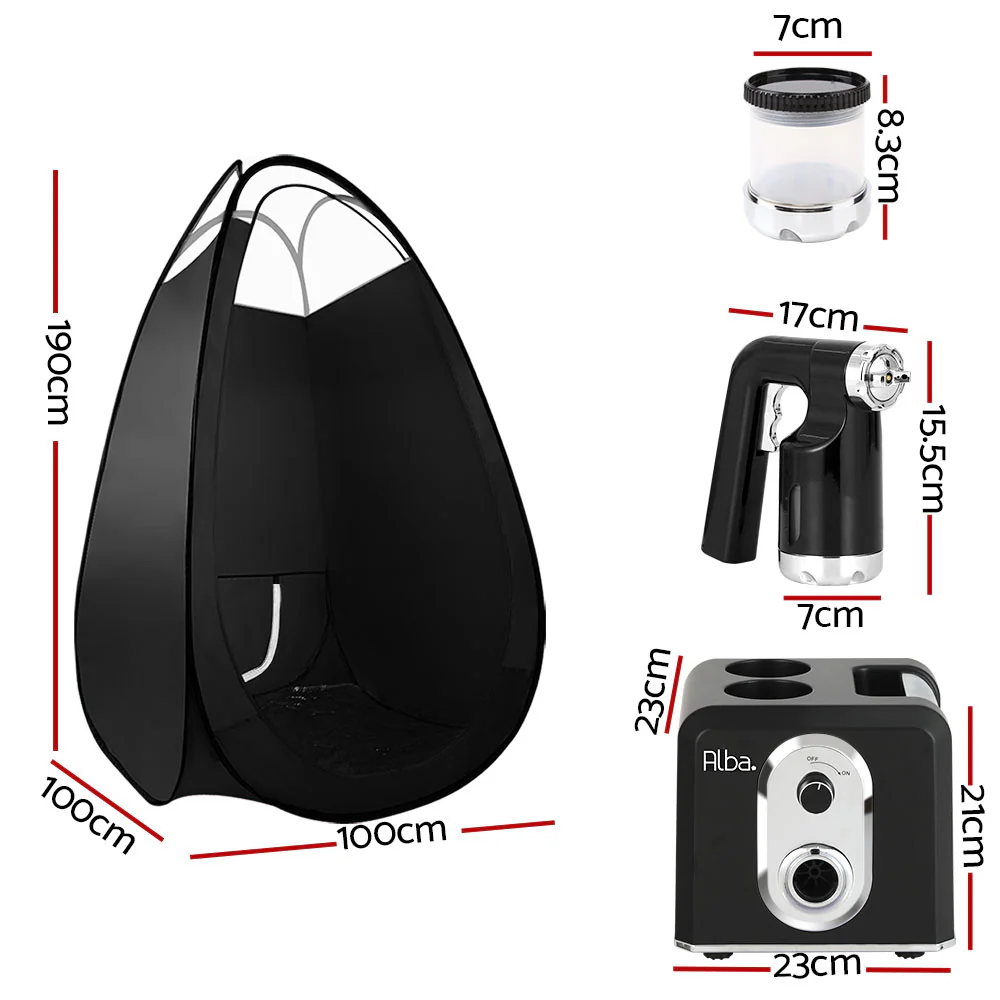 Spray Tan Machine Tent Sunless Spray Gun HVLP System Professional - Nurns