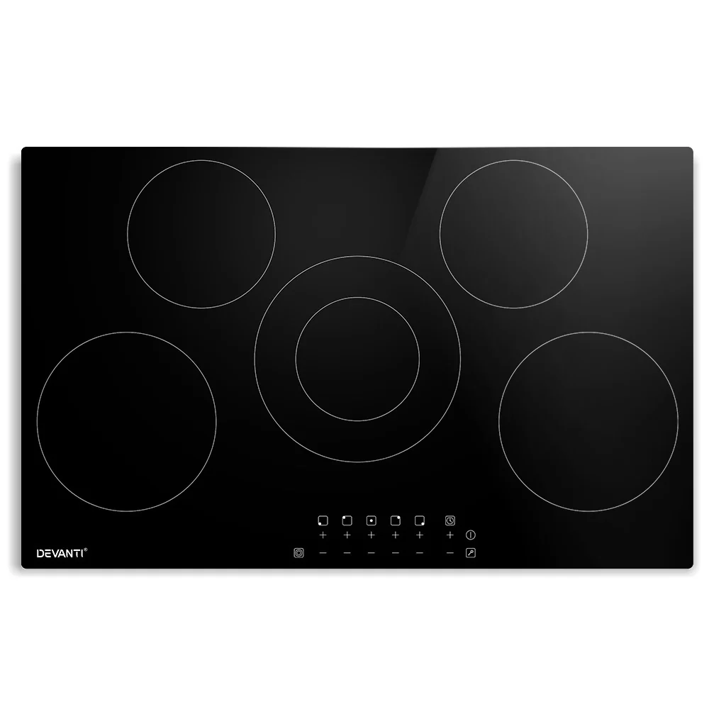 Devanti Electric Ceramic Cooktop 90cm - Nurns