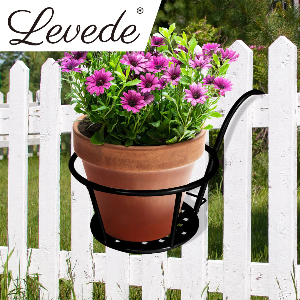 Flower Holder Plant Stand Hanging Pot Basket Plant Garden Wall Storage - Nurns