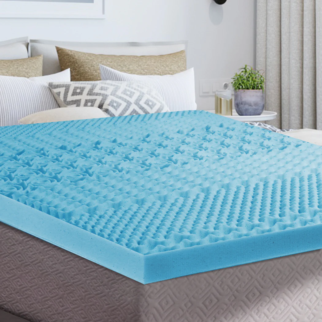 Double Dreamz 7-Zone Cool Gel Mattress Topper - Nurns