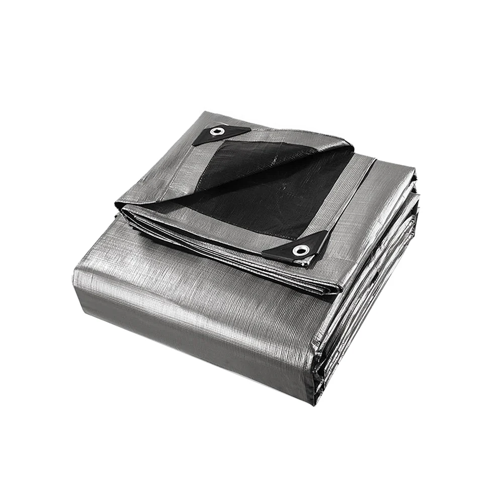 Tarpaulin Tarp 3.6x6m Tarp Camping Tarps Poly Heavy Duty Cover 180gsm - Nurns