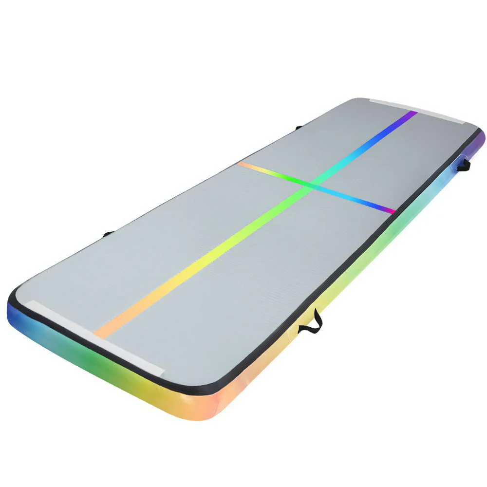 Everfit 4X1X0.2M Air Track Inflatable Tumbling Mat Gymnastics Yoga Mat - Nurns