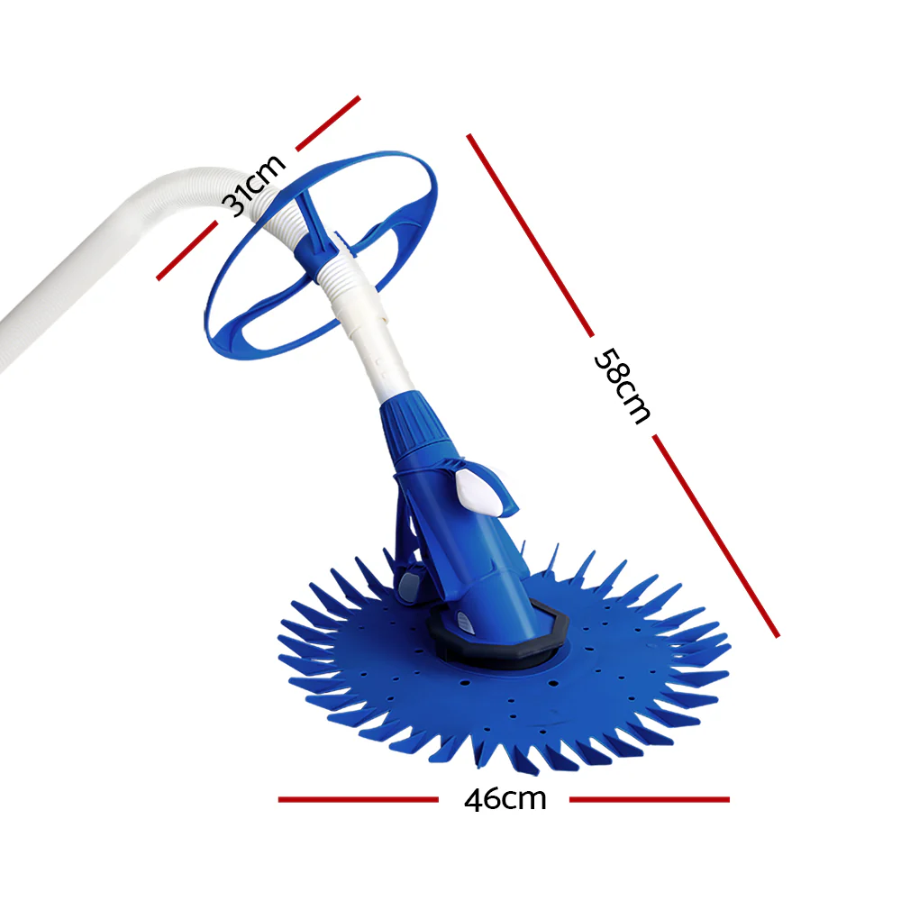 Pool Cleaner Swimming Automatic Floor Climb Wall Pool Vacuum 10M Hose - Nurns