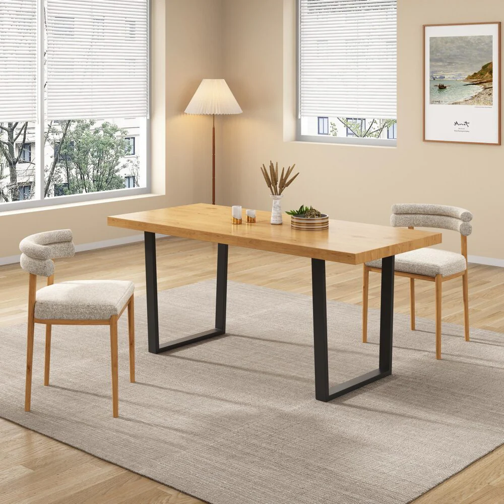 Clay Rectangular Dining Table 170cm - Natural - Nurns