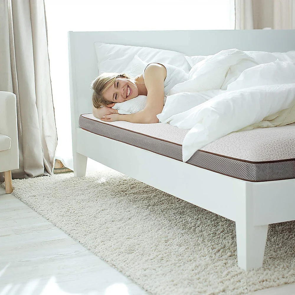 Queen Palermo Memory Foam Mattress Topper Cooling Gel Infused CertiPUR Approved - Nurns