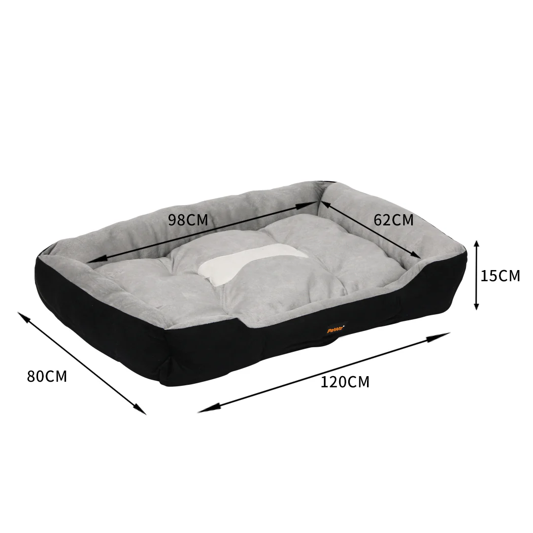 XXLarge Dog Beds Pet Mattress Bedding - Black - Nurns
