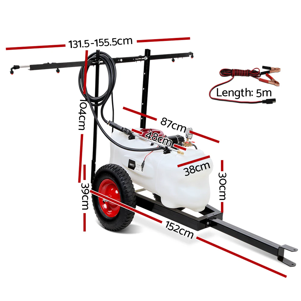 60L ATV Weed Sprayer - Nurns