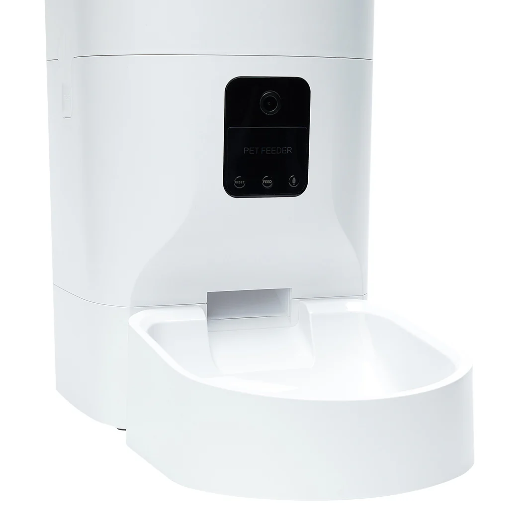 Smart Pet Feeder Camera Dog Cat Automatic Food Dispenser Portable Remote Bowl - Nurns