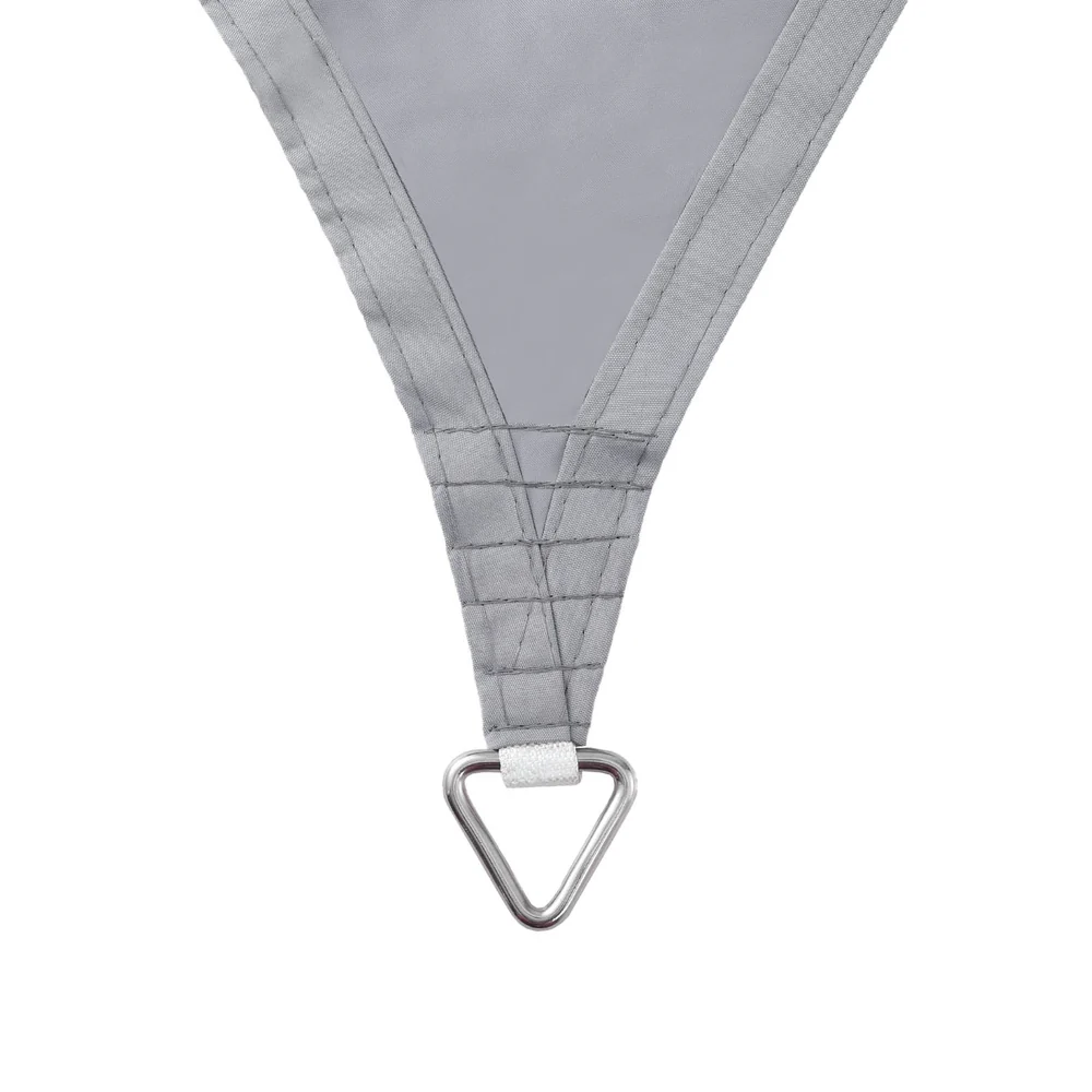 Instahut Waterproof Shade Sail Shade cloth Triangle Canopy 220GSM 4x4x4m - Nurns