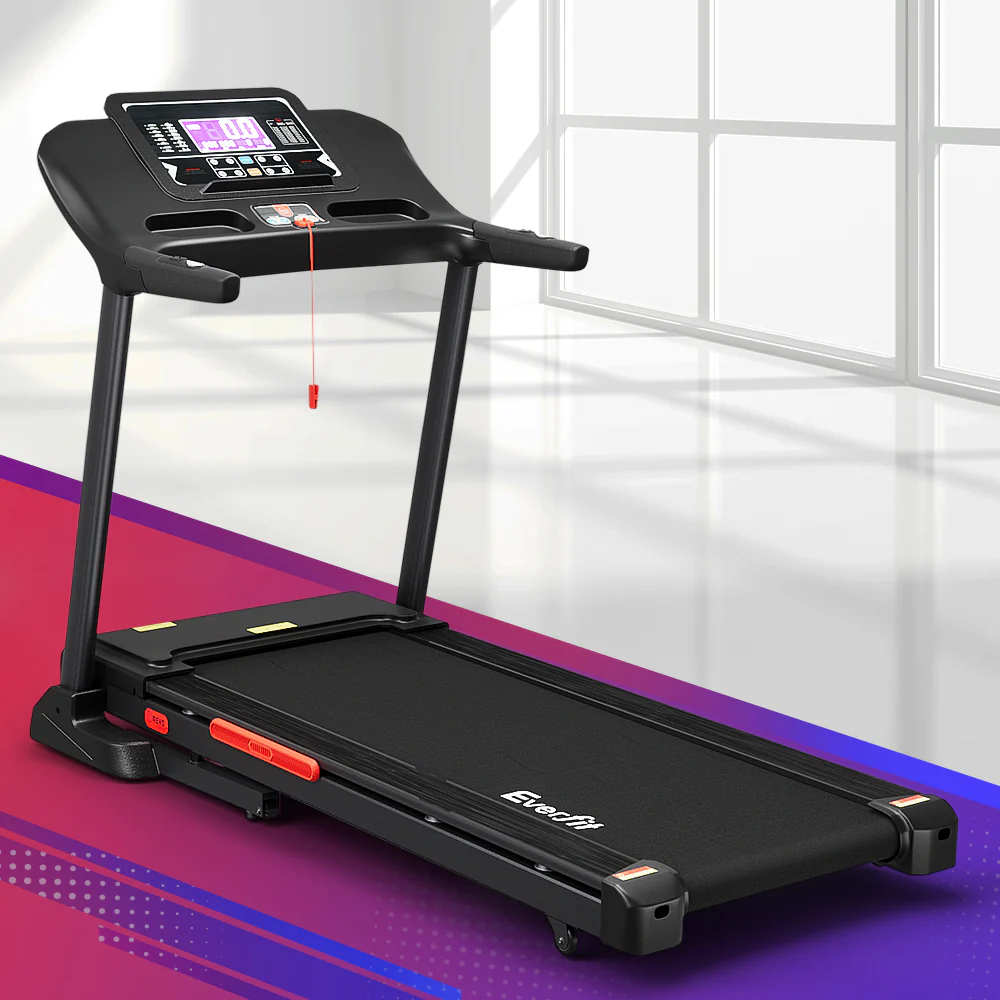 Everfit Treadmill Electric Auto Incline Home Gym Fitness Exercise Machine 520mm - Nurns