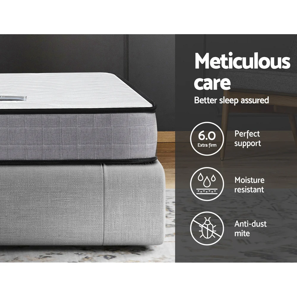 Clement 13cm Tight Top Bonnell Spring Mattress Medium Firm - Single - Nurns