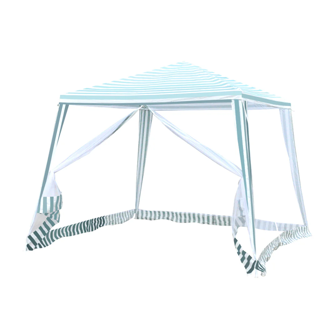 Mountview Gazebo Marquee 3x3m Mesh Side - Nurns