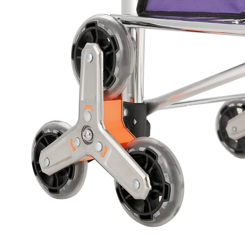Shopping Cart Trolley 35L Foldable Climbing Wheels - Nurns