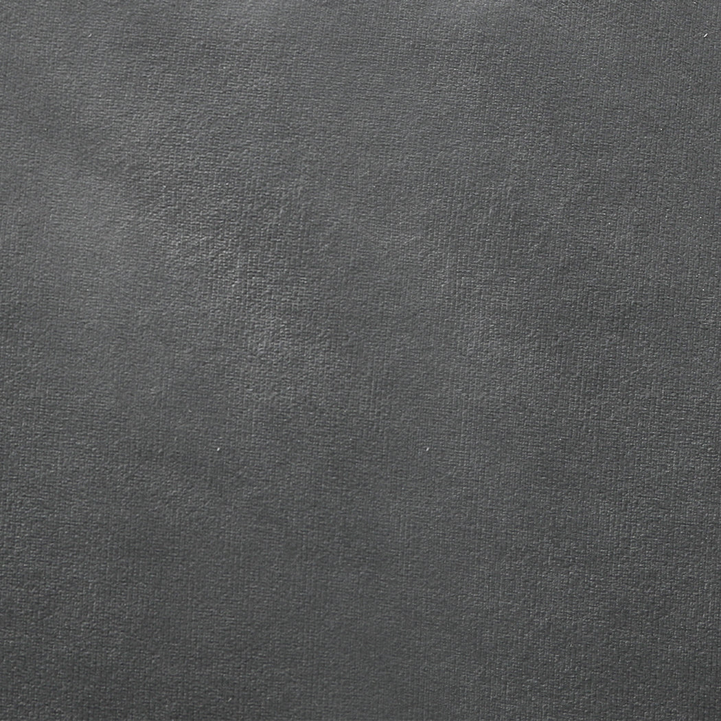 Bean Bag Chair Cover Soft Velvet Home Game Seat Lazy Sofa Cover Large - Dark Grey - Nurns