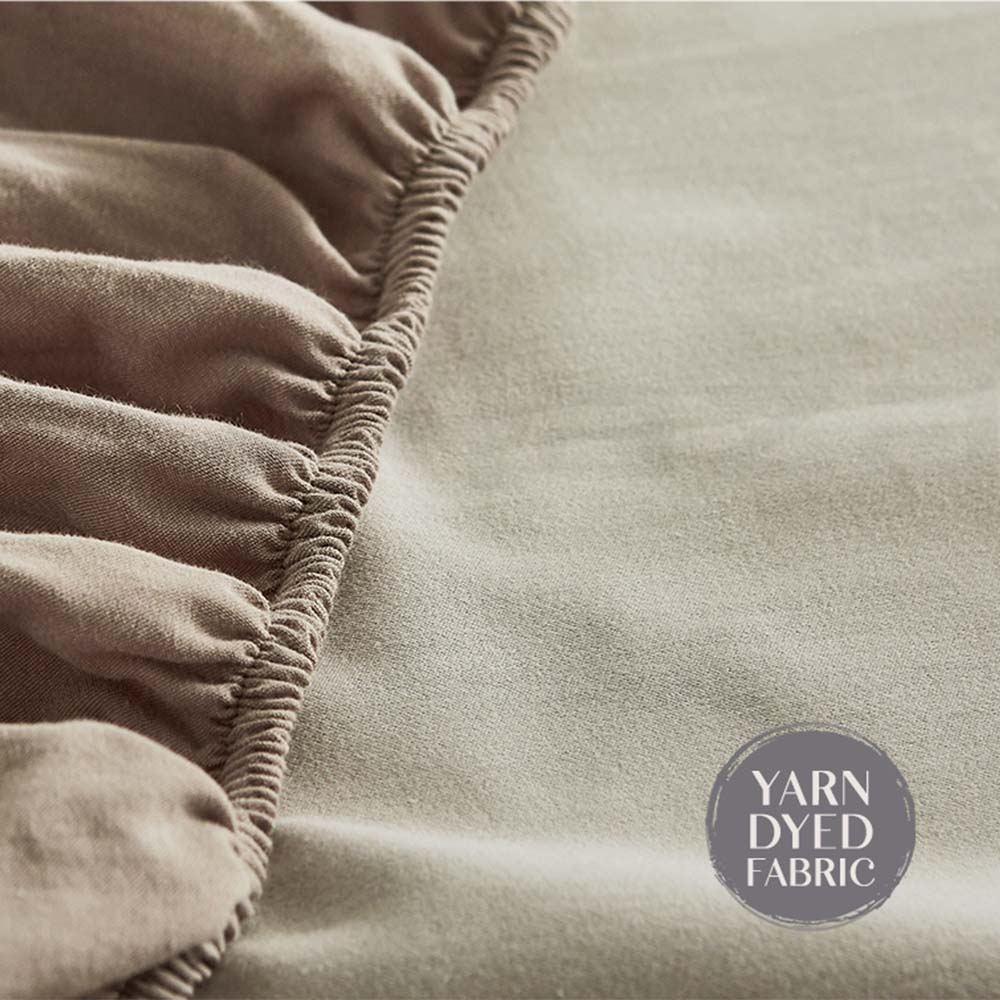 Single Cosy Club Cotton Bed Sheets Set Pink Brown Cover - Nurns