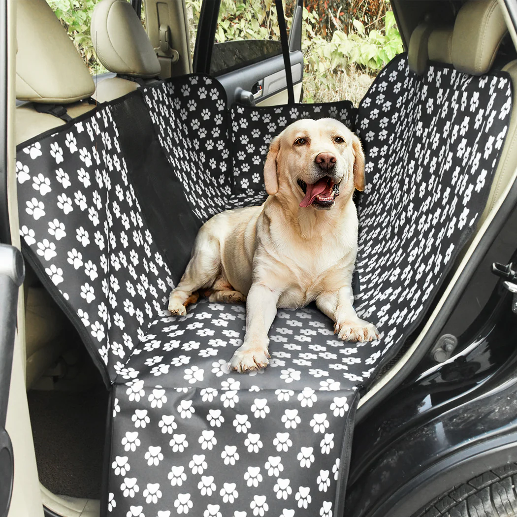 Pet Back Car Seat Cover Hammock Nonslip Dog Puppy Cat Waterproof Rear Large - Nurns