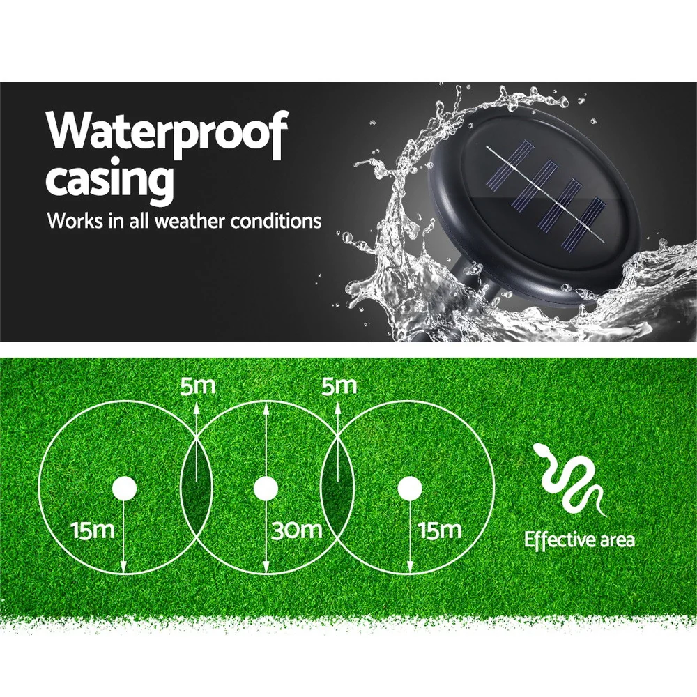 Set of 20 Snake Repeller Solar Powered Snake Repeller's Pest Repellent - Nurns